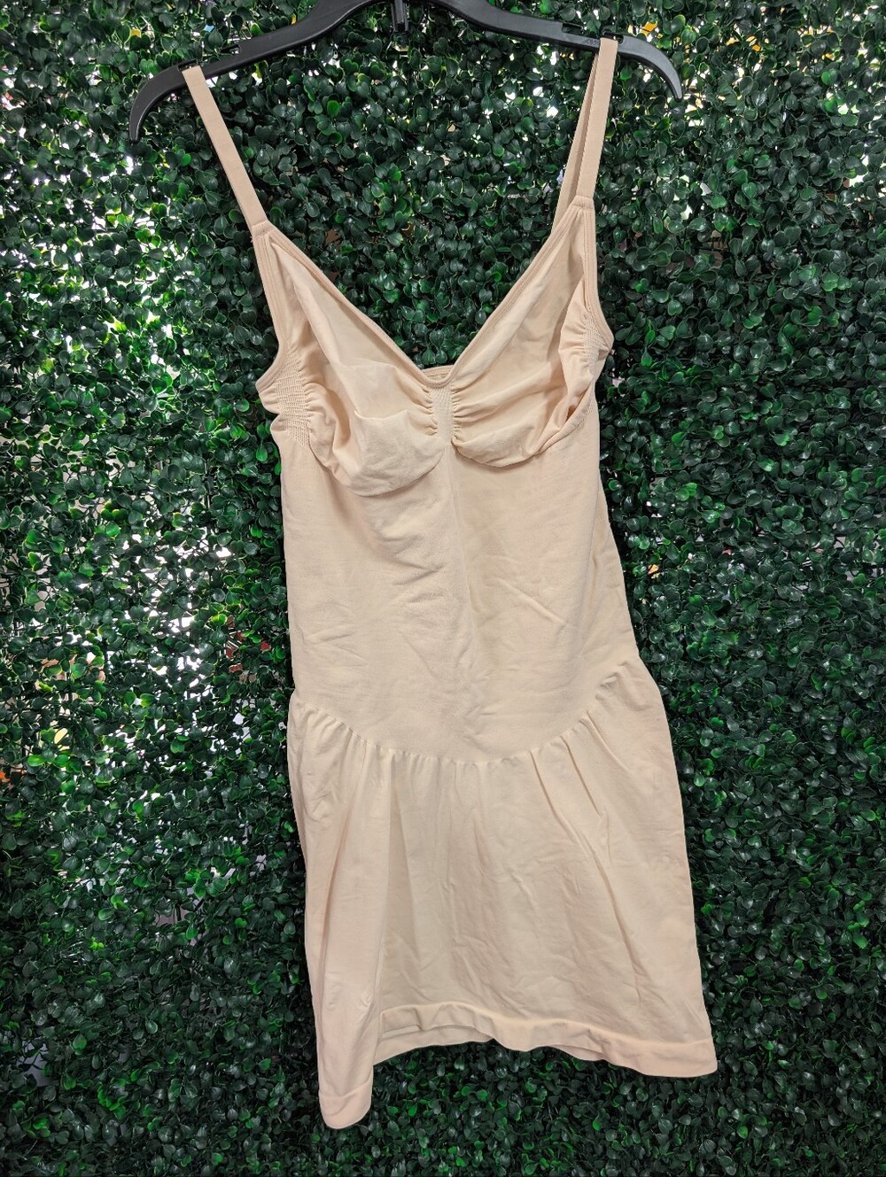 SKIMS Sand Spaghetti-Strap Slip Dress